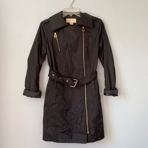 Michael Kors Black Gold Trench Coat